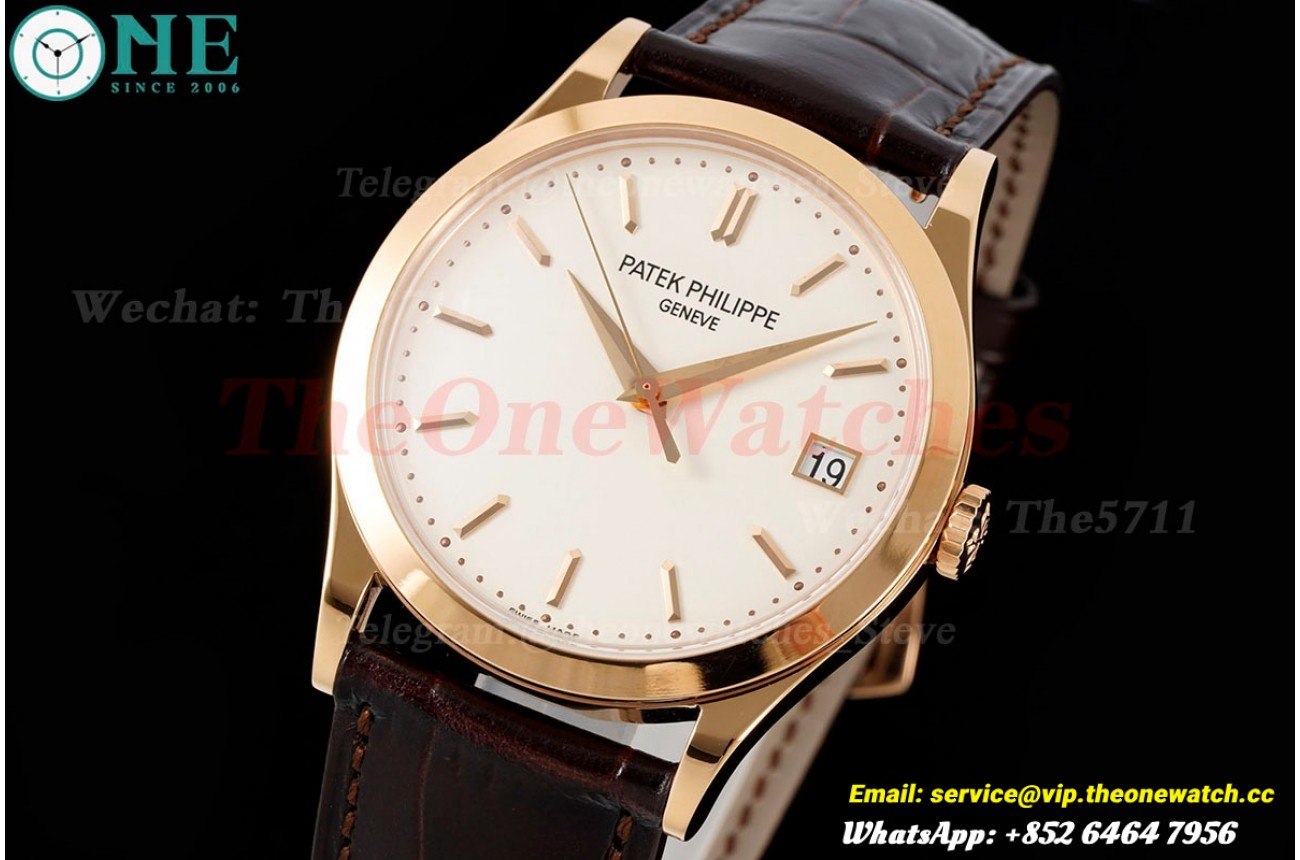 Calatrava 5296R RG/LE Ivory/Stk ZF V3 A324SC