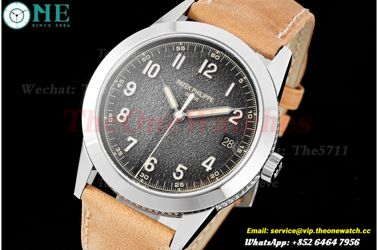 Calatrava 5226 40mm SS/LE Grey/Num PPF A330SC