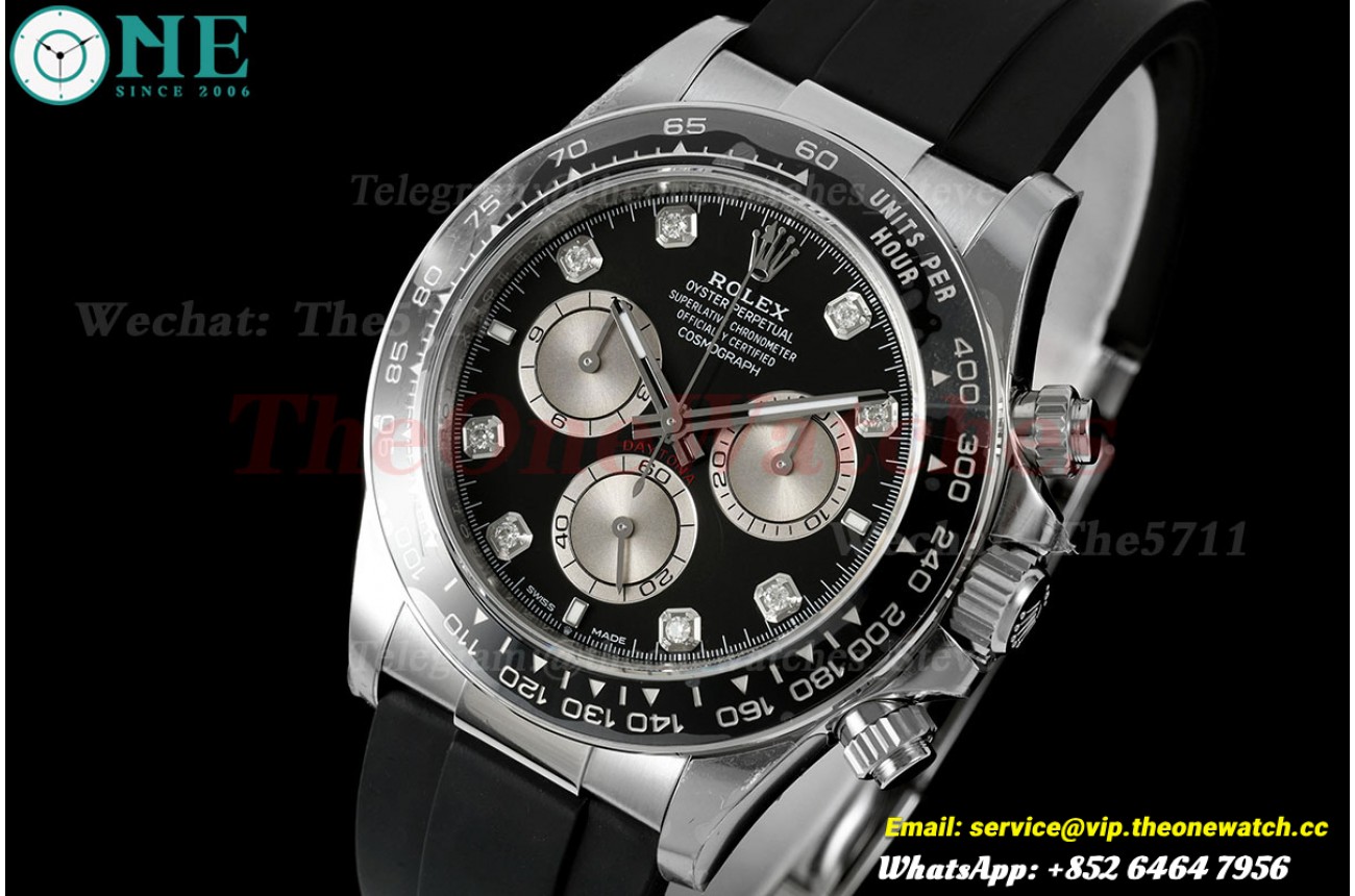 Daytona 126519 40mm SS/RU Black/Dia VSF V2 DD4131v2 (Gain Weight)
