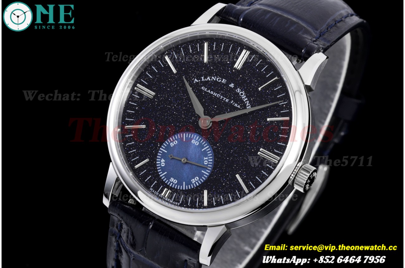 Saxonia Thin 38.5mm SS/LE Starry Sky Black Dial F8F A2824
