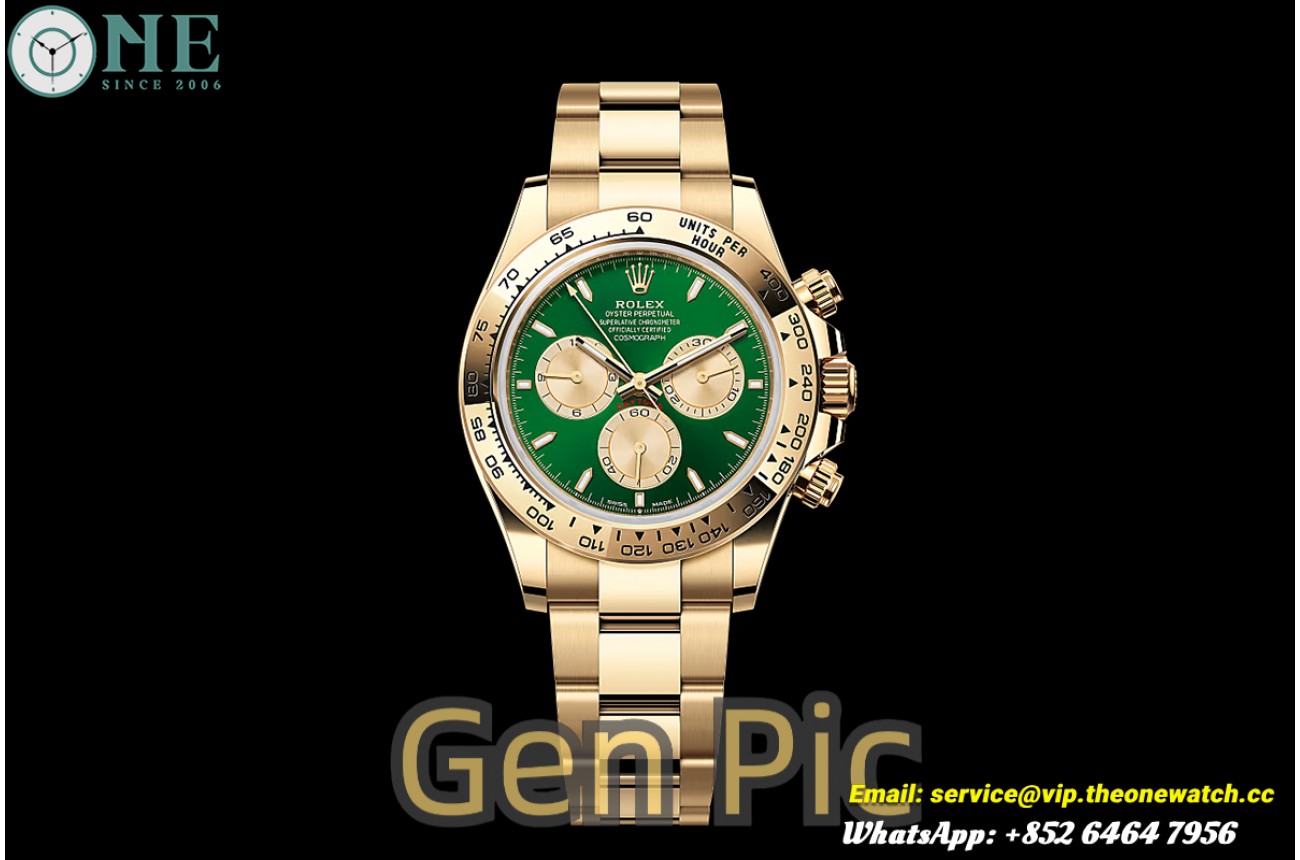 Daytona 126508 40mm YG/YG Green/Stk RGF DD4131(Gain Weight Approx.225g)