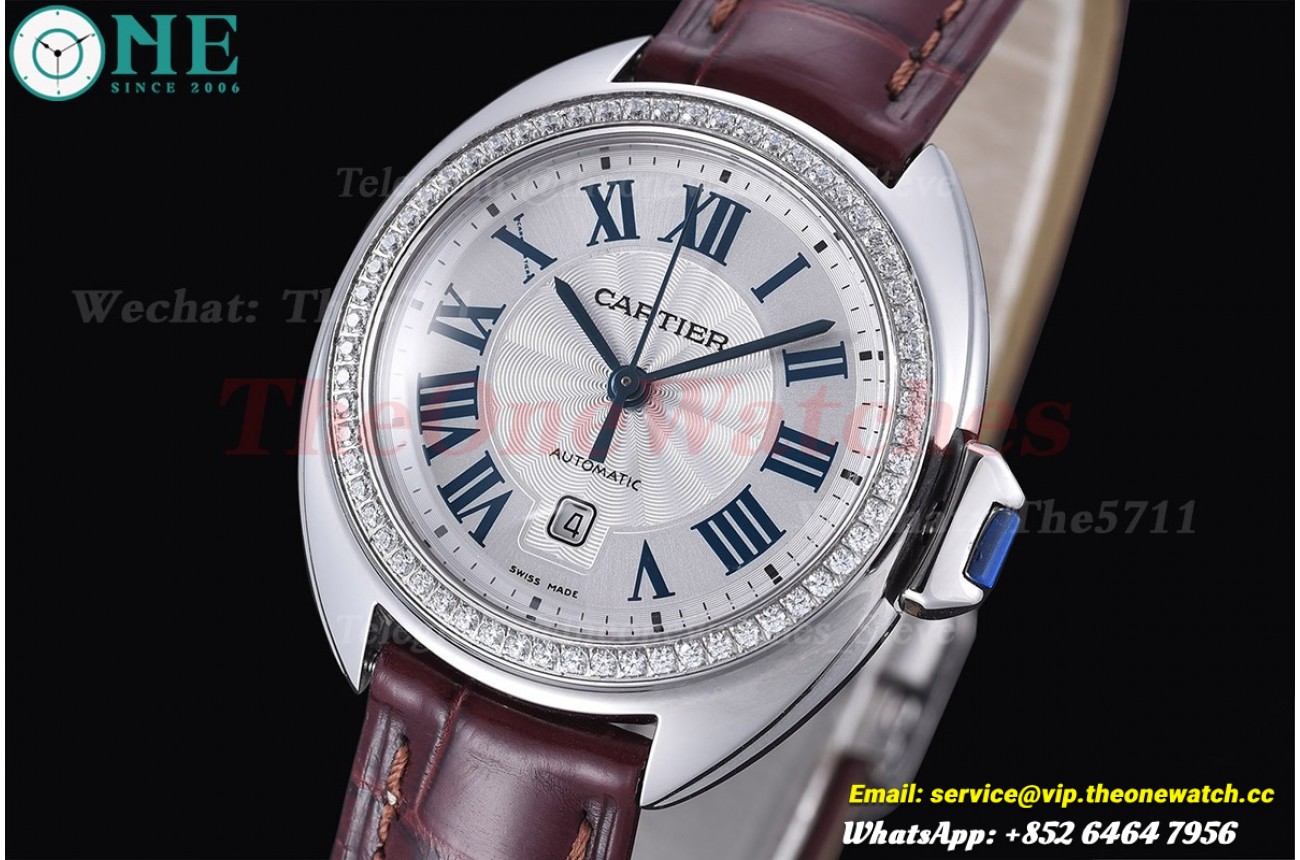 CLE De Cartier 31mm SS/LE Diamond Bezel RXWF ETA2671
