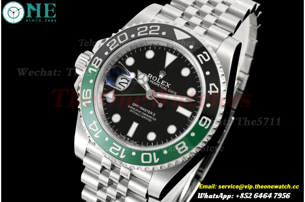 GMT Master II 126720 Jub 40mm SS/SS Black Dial SCF SH3285 Super Clone