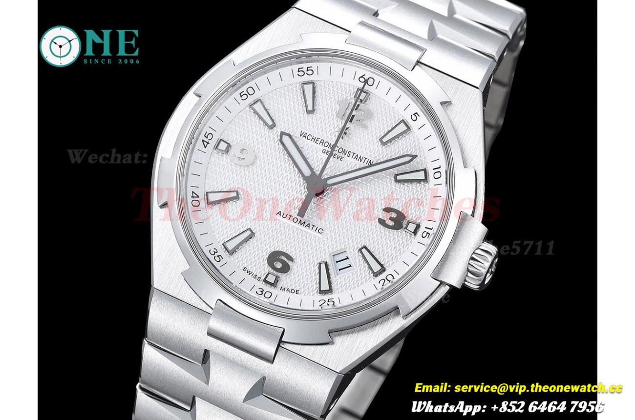 Overseas 47040 42mm SS/SS White/Stk MKSF MY9019