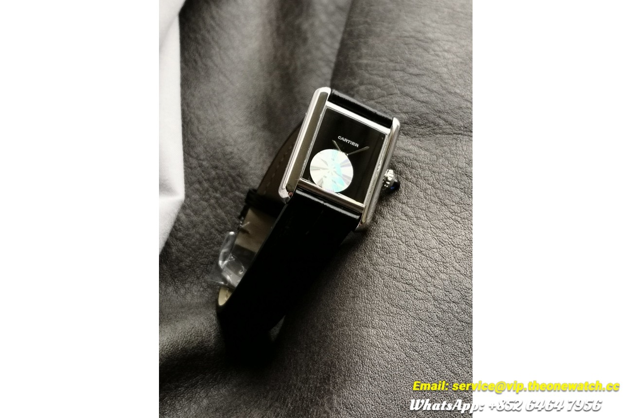 Tank Must 22/25.5mm Dia SS/LE Black Dial F1F Quartz