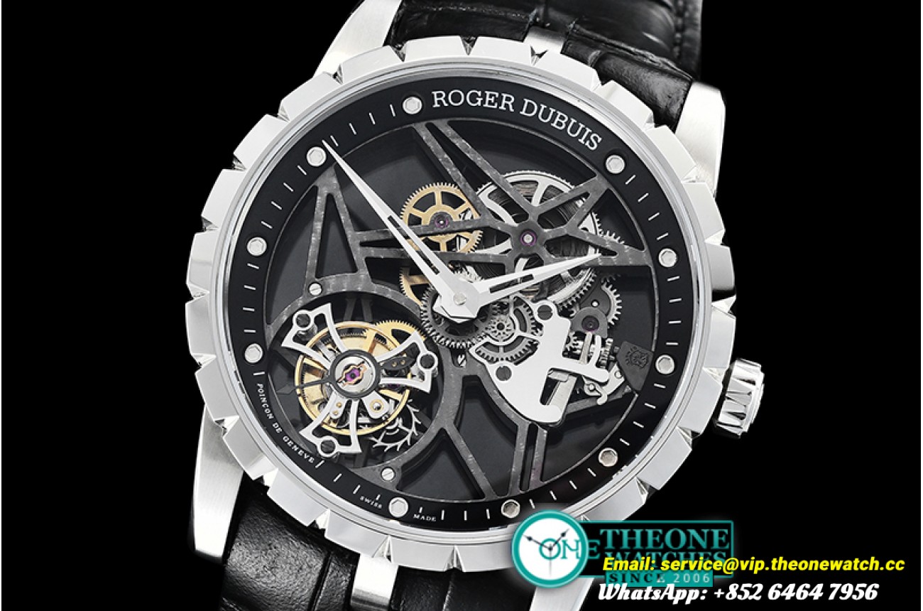 Roger Dubuis - Excalibur RDDBEX0392 Tourbillon SS/LE Skele Tourbillon