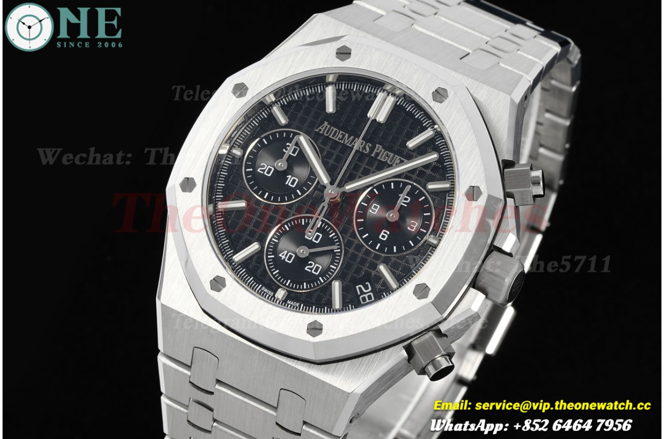 Royal Oak Chrono 26240ST “50th Anniversary” 41mm SS/SS Black Dial DDF DD4401 (SW Dial)