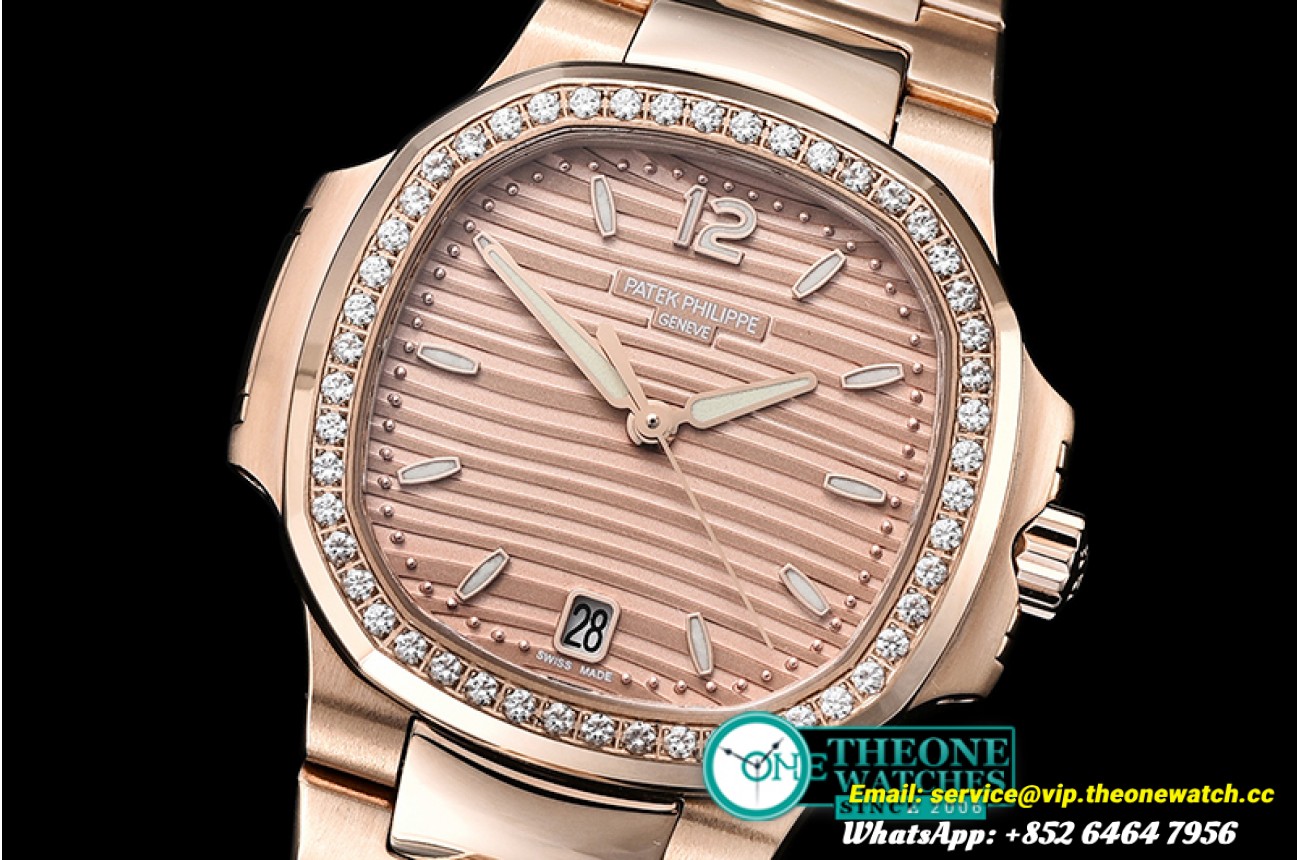 Patek Philippe - Patek Nautilus 33mm Diam RG/RG Rose Gold PF Miyota 9015