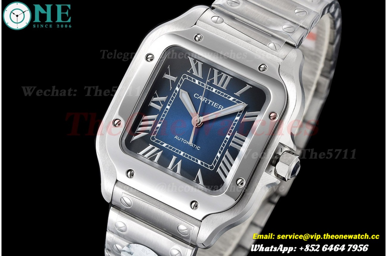 Santos De Cartier 35mm SS/SS Blue Dial BVF A9015