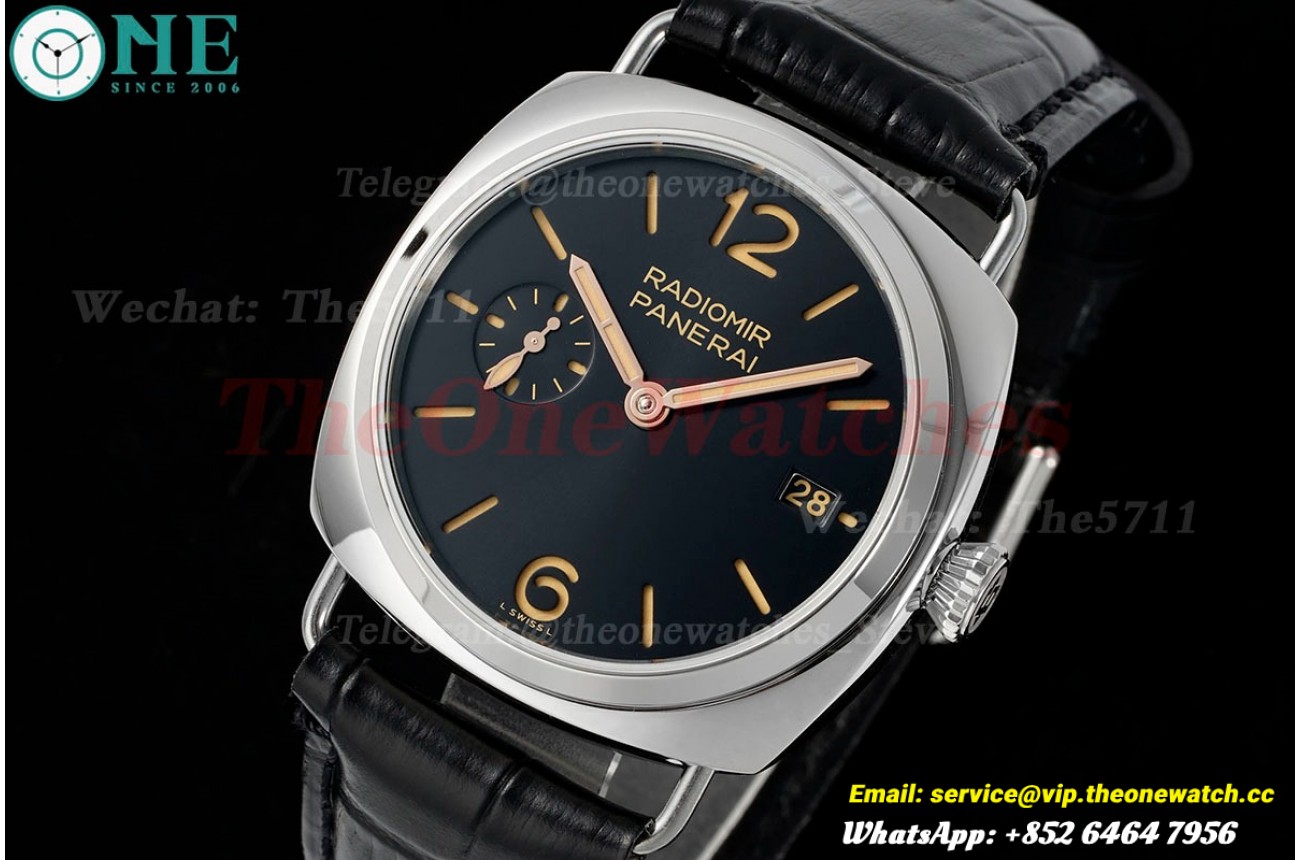 Radiomir Quaranta PAM1294 40MM SS/LE Black Dial TTF A7750