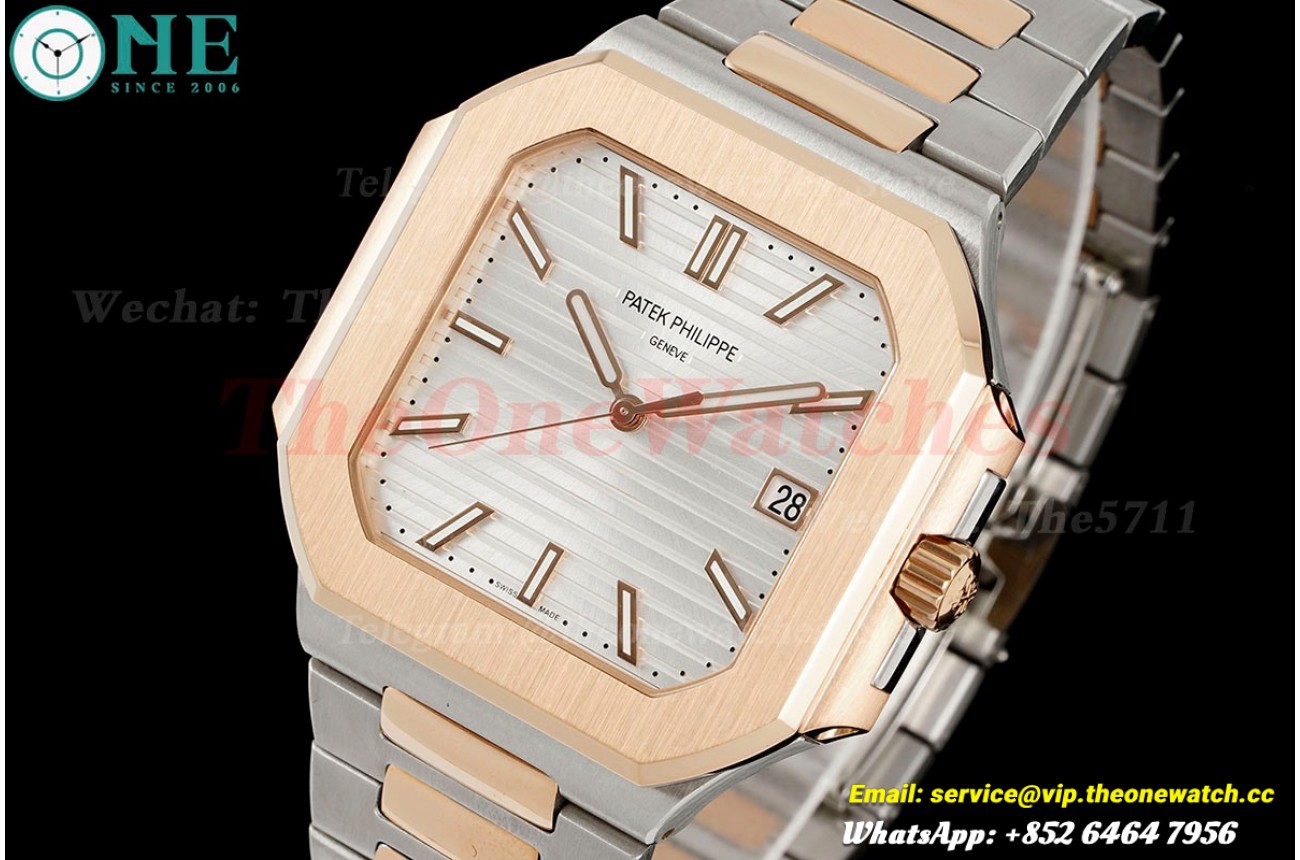 Cubitus 5821 45mm RG/SS Silver Dial GRF A330