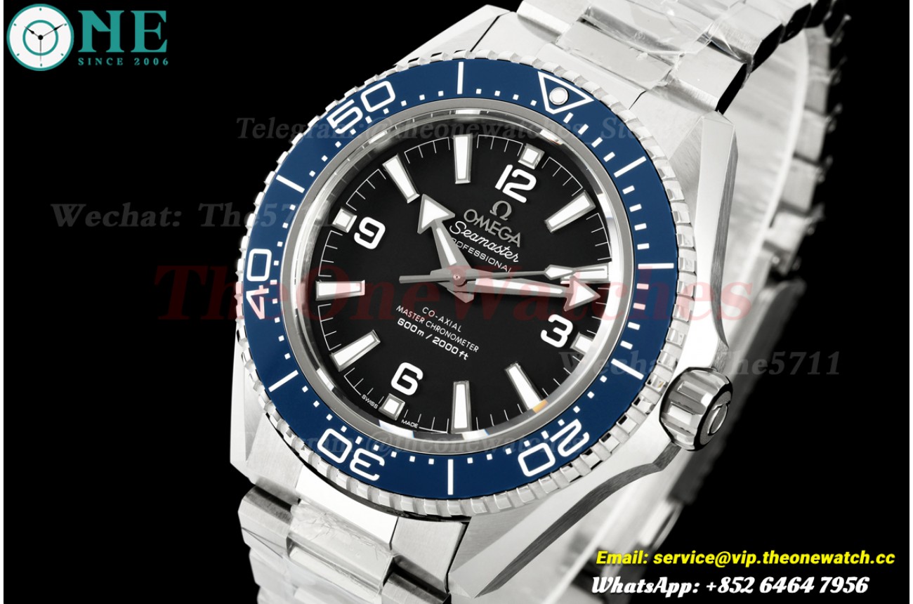 Planet Ocean 600m 42mm SS/SS Blue Bezel VSF A8912 Super Clone