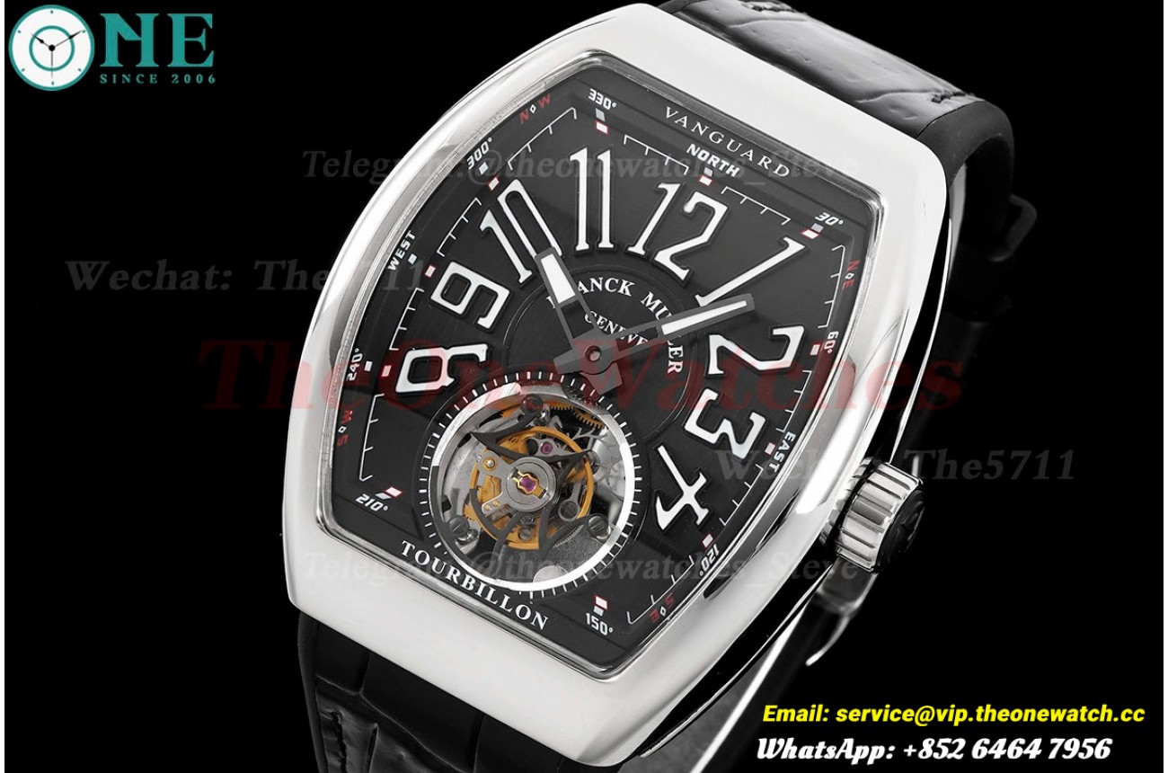 Vanguard Tourb SS/LE Black/Num RMSF Flying Tourbillon