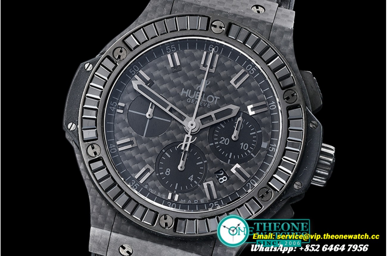 Hublot - Big Bang Evolution DIAM/CF/LE Blk D V2 Asia 7750 Mod