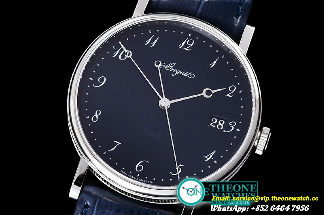 Breguet - Classique Ref.5177 SS/LE Blue/Num MY9015 Mod