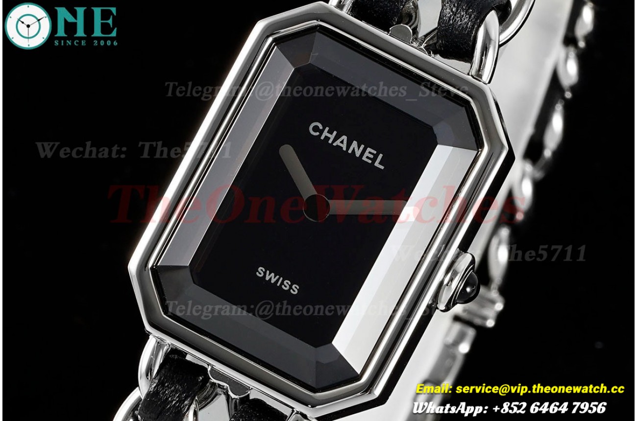 Premiere Ladies SS/SS Black BVF Swiss Quartz