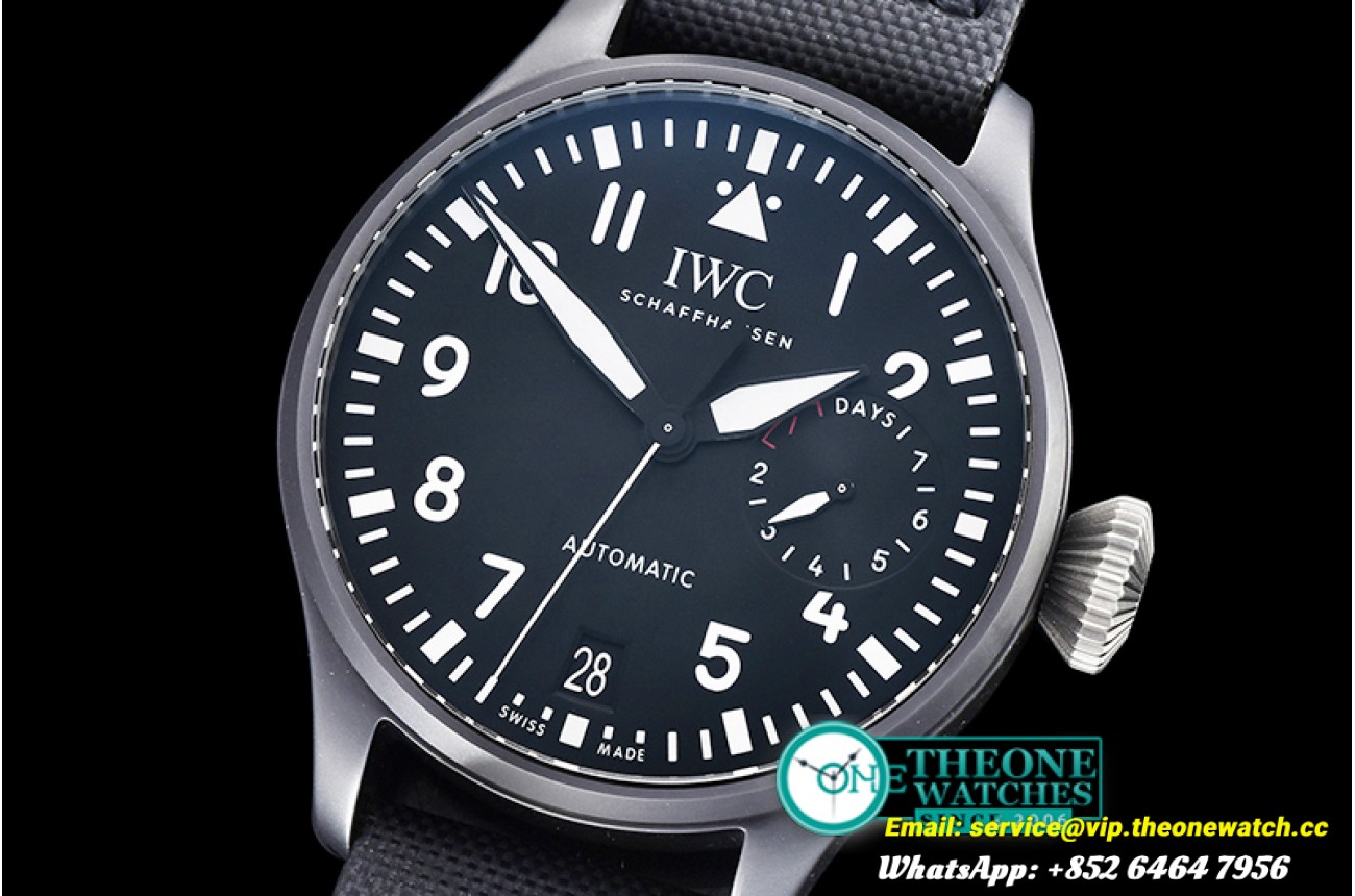IWC - Big Pilot Top Gun Ed. CER/NY Black ZF A52111 Mod
