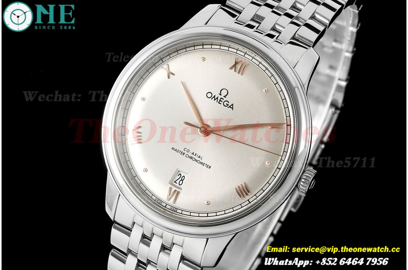 De Ville Prestige Man's 40mm SS/SS Silver Dial VSF A8800