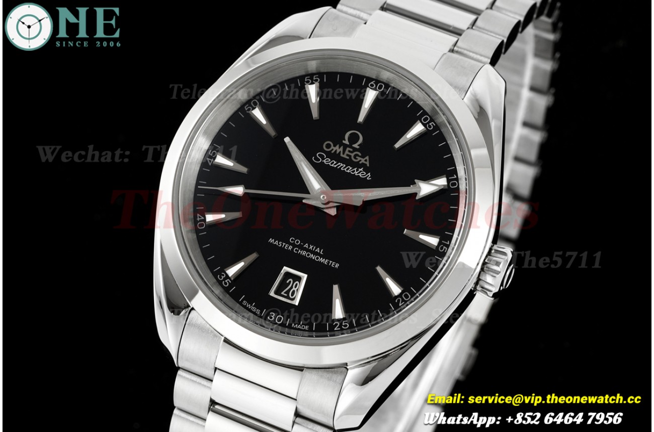 Aqua Terra 38mm SS/SS Black Dial VSF VS8800