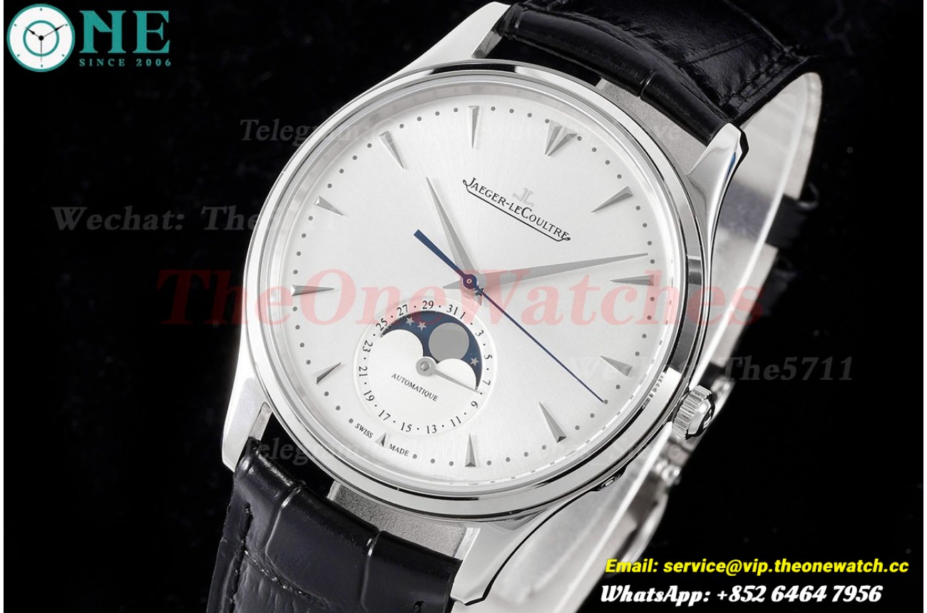 Master Ultra Thin Moonphase SS/LE White Dial ZF V2 SA925 Super Clone