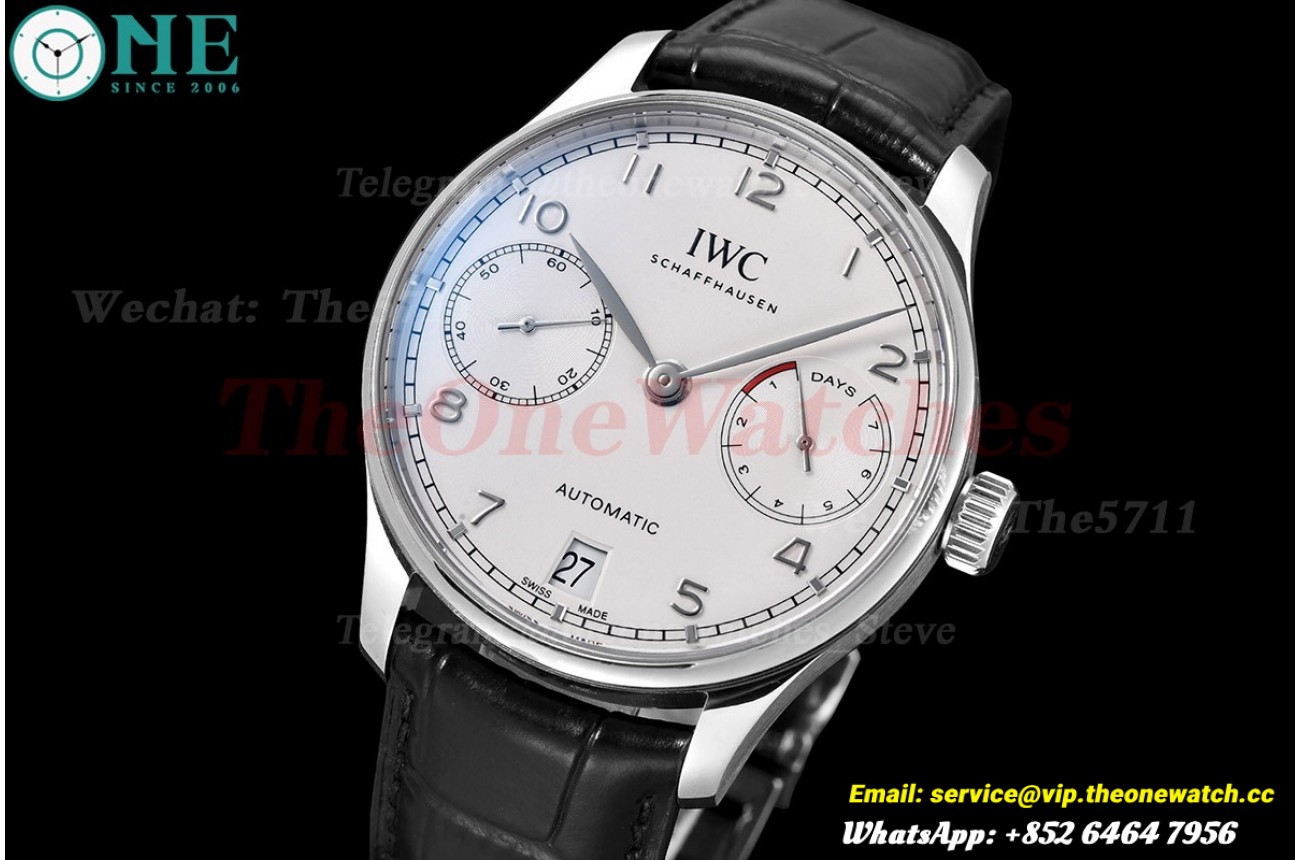Portugieser 7 Days 42mm SS/LE White Dial ZF V5 A52010