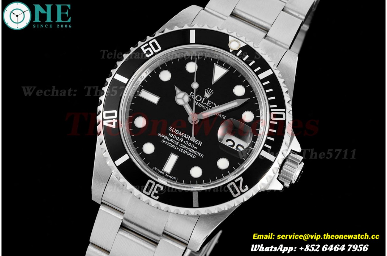 Submariner Vintage 16610LN 40mm SS/SS Black RAF SH3135