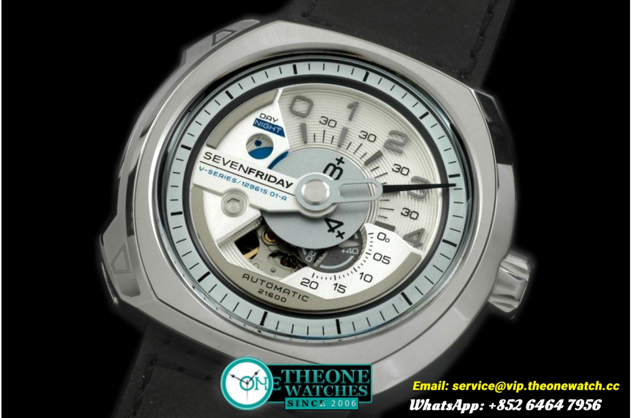 SevenFriday - SevenFriday V1-01 SS/LE Silver Jap Miyota 82S7