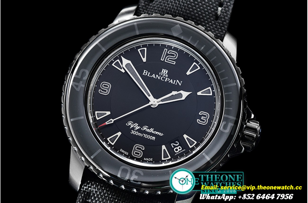 Fifty Fathoms Dark Knight PVD/NY Blk ZF A23J