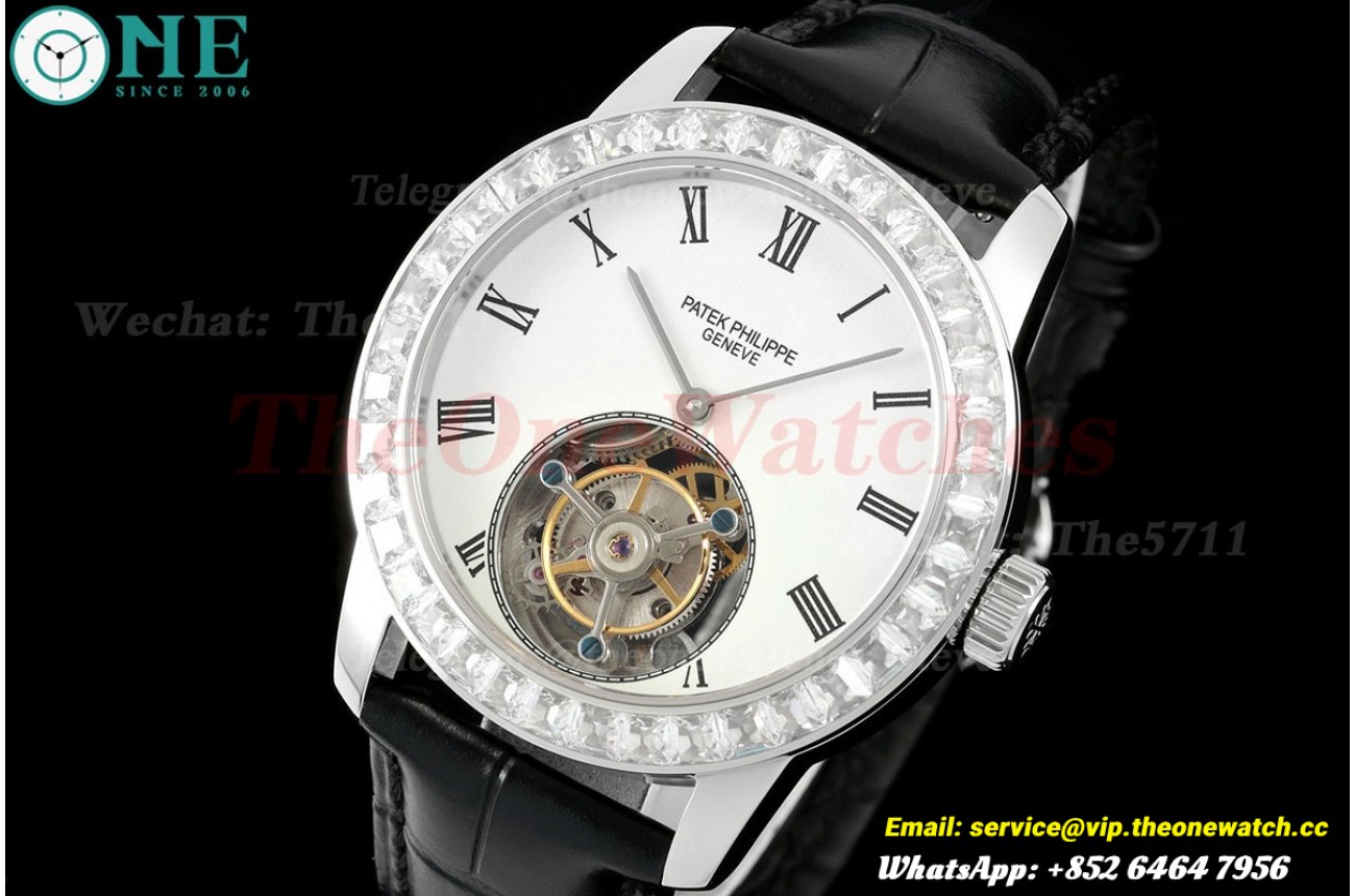 Complications 42mm Dia SS/LE White Dial RMSF Tourb