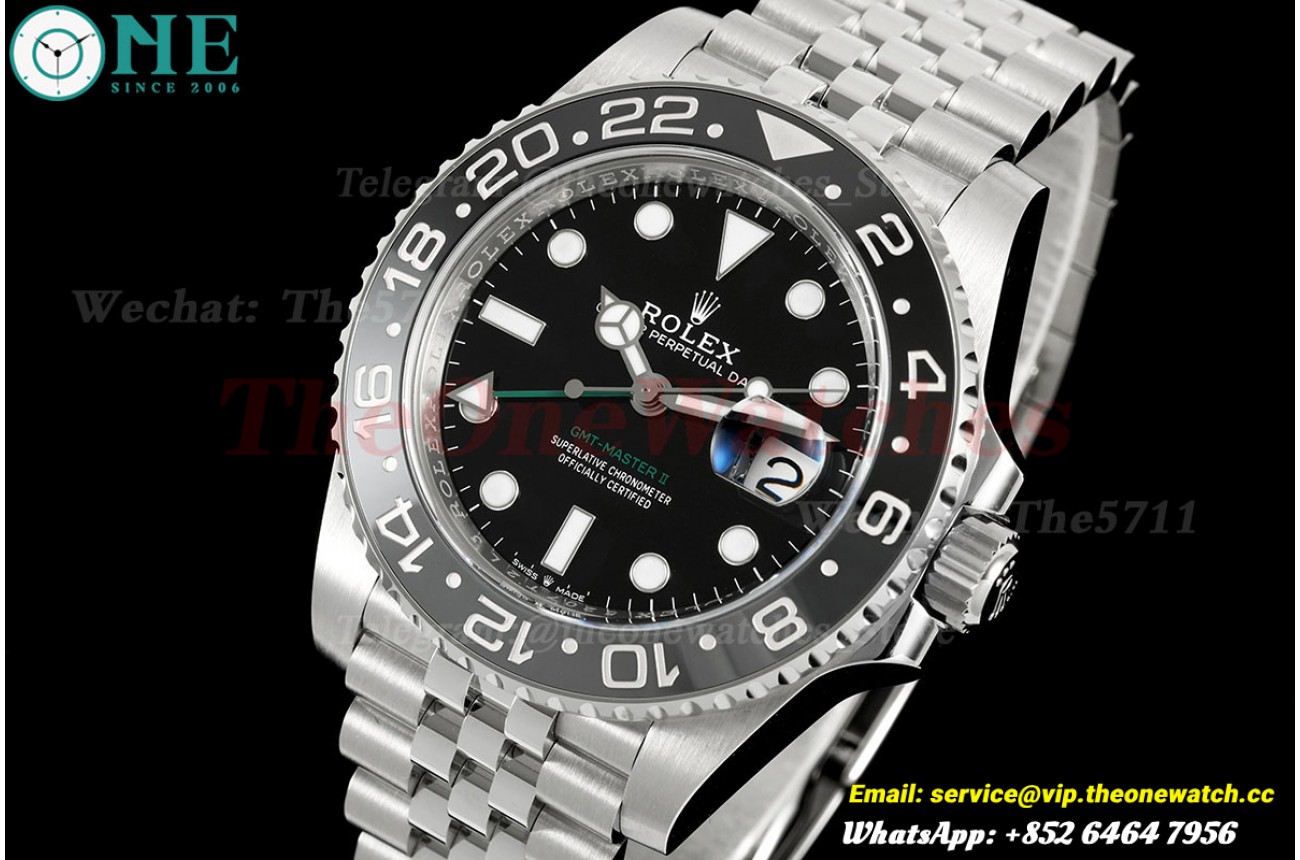 GMT Master II 126710 Bruce Wayne Jub 40mm SS/SS Black VF DD3285 Super Clone
