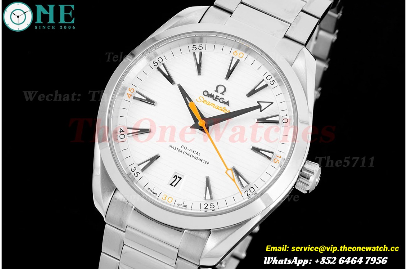 Aqua Terra 150m 41mm Master SS/SS White Dial VSF A8900