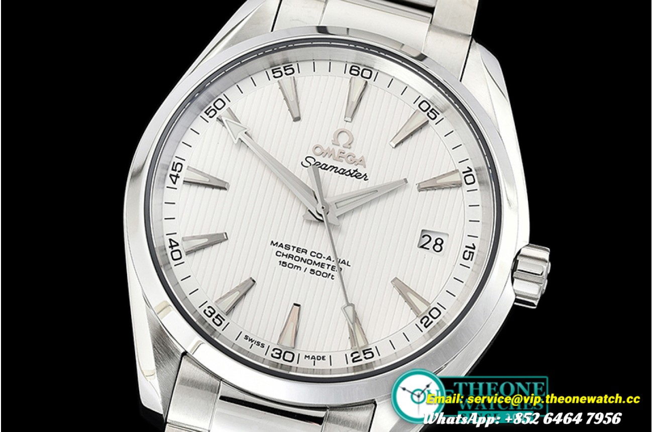 Aqua Terra 150m 41mm SS/SS White VSF A8500
