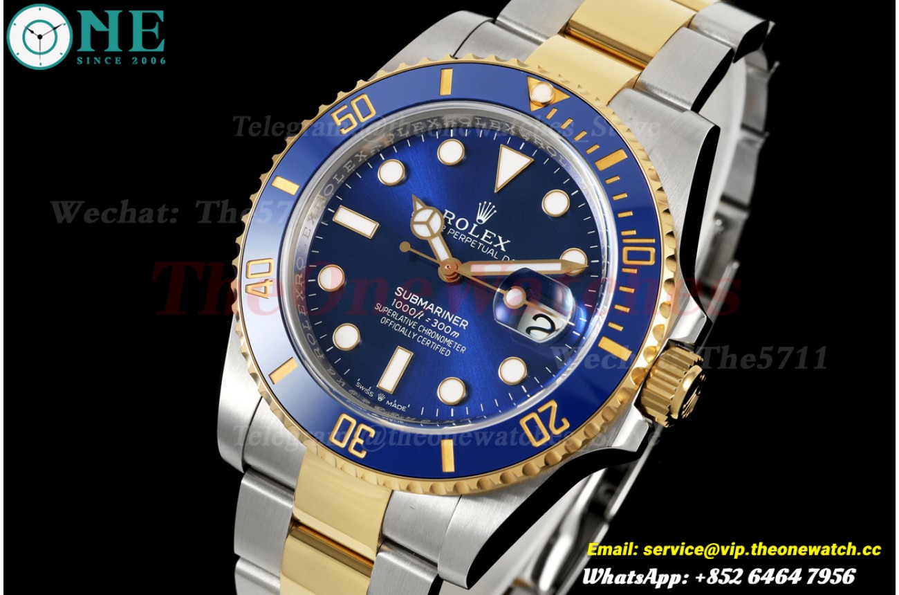 Submariner 126613LB 41mm SS/YG Blue Dial WF VR3235 (Gain Weight Approx.176g)