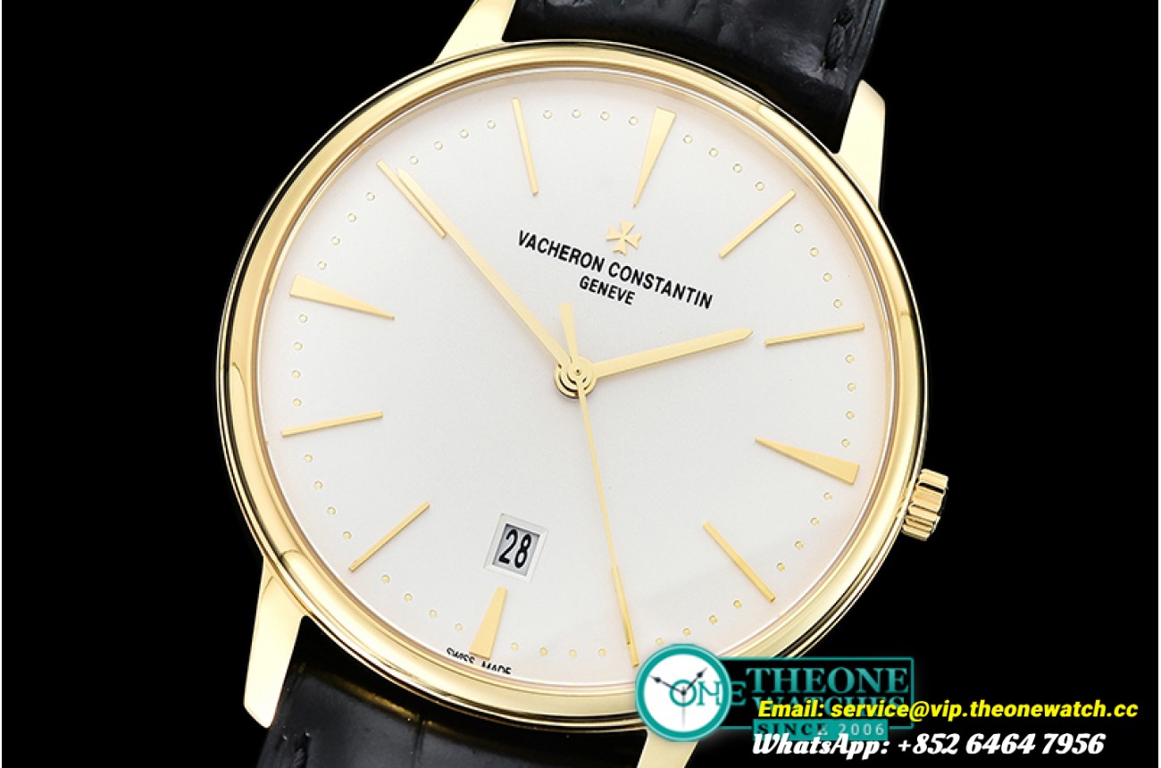 Vacheron Constantin - Patrimony Ref.85150 YG/LE White/Stick MKF V2 MY9015