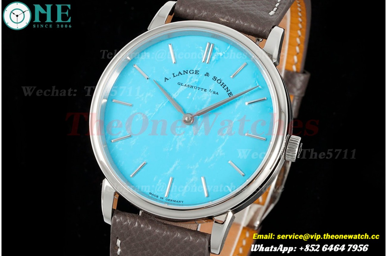 Saxonia Thin 39mm SS/LE Tiffany Blue Dial F8F A2892