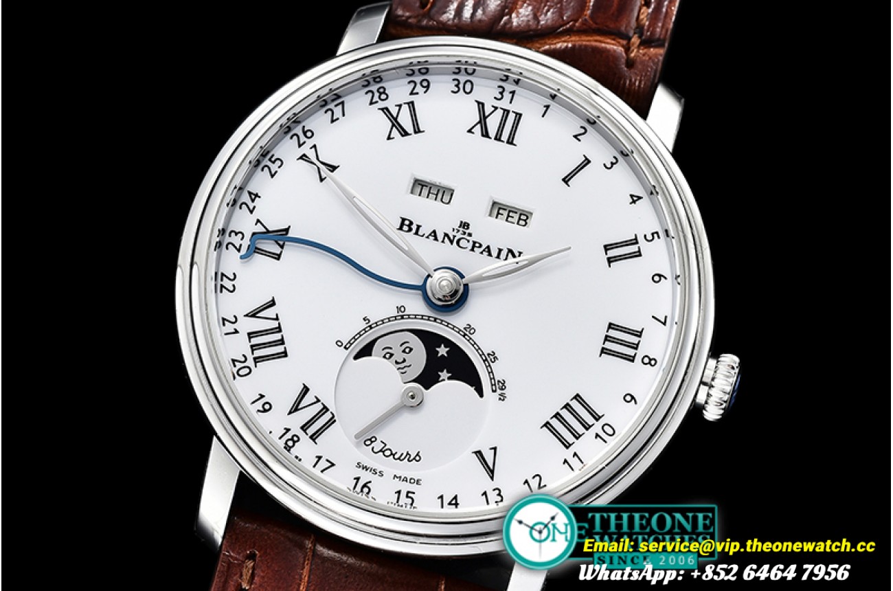 Villeret Complications SS/LE2 Wht/Rmn OMF Miyota 9015