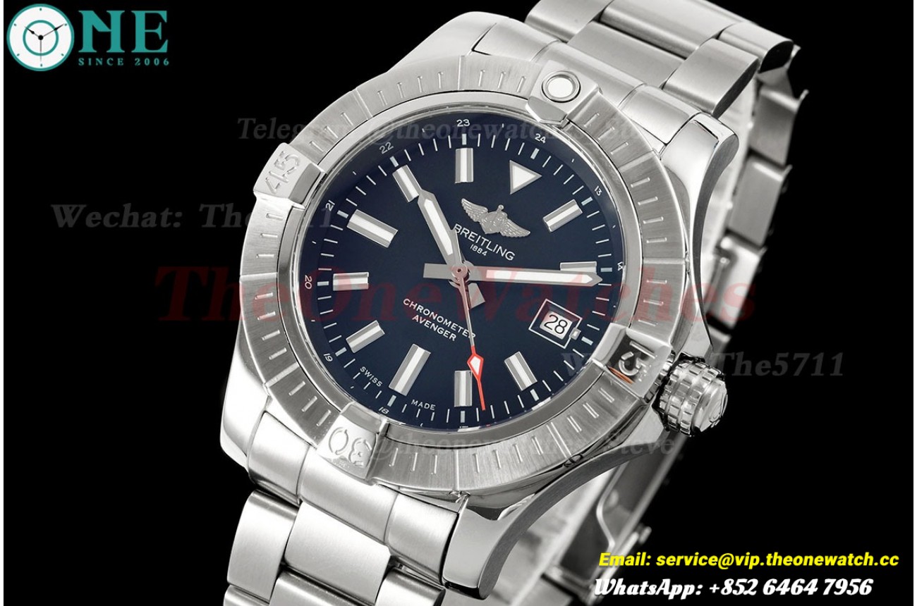 Avenger 44mm SS/SS Black Dial TF A2824