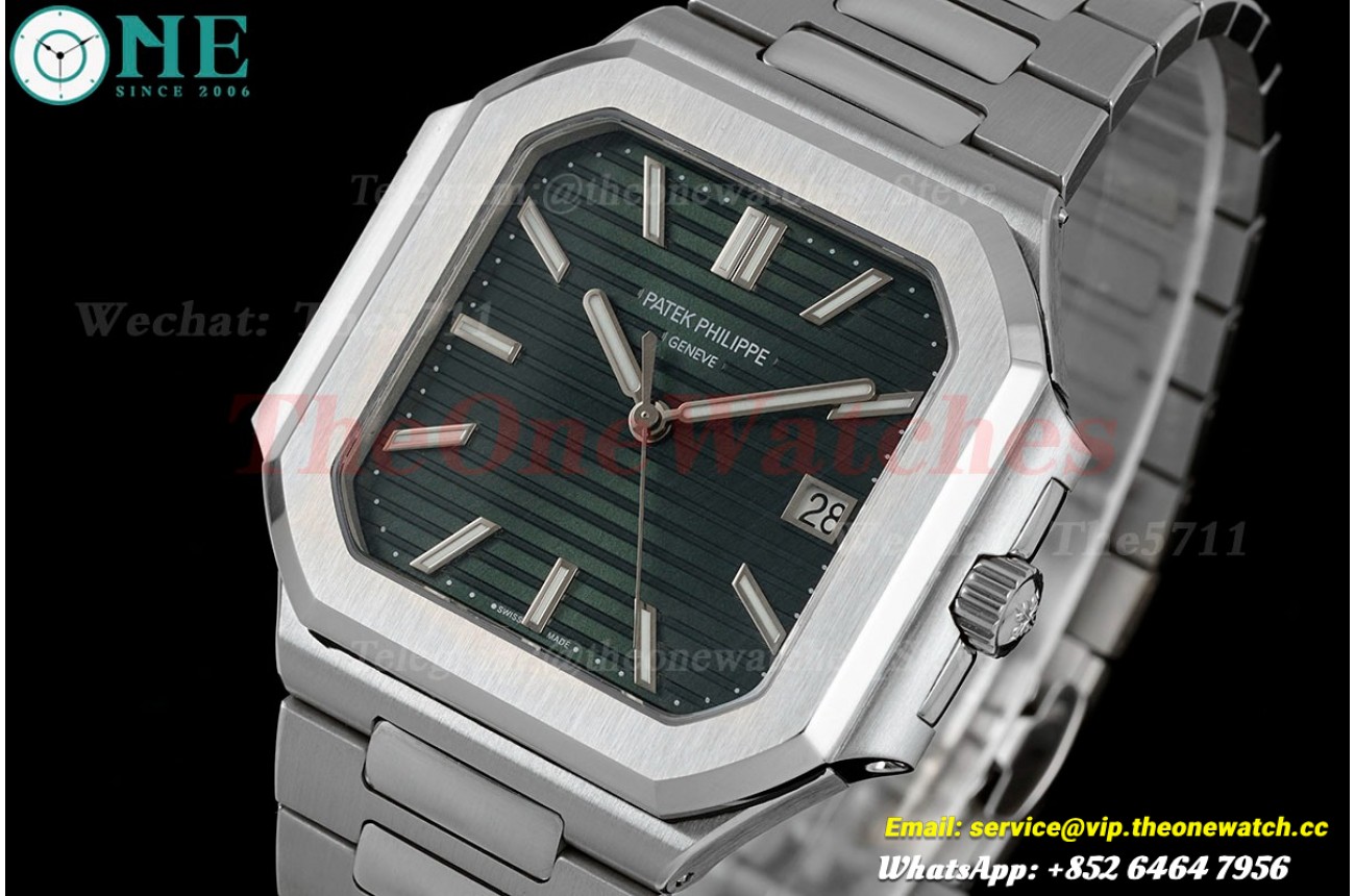 Cubitus 5821 45mm SS/SS Green Dial PPF A330
