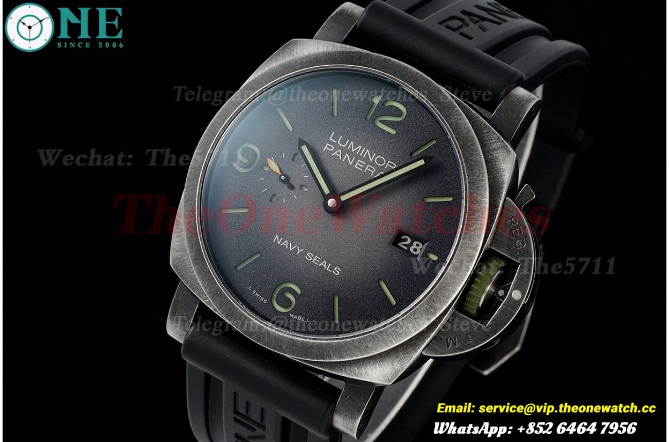 Luminor PAM1412 Navy Seals 44mm SS/RU Gradient Grey Dial VSF P9010