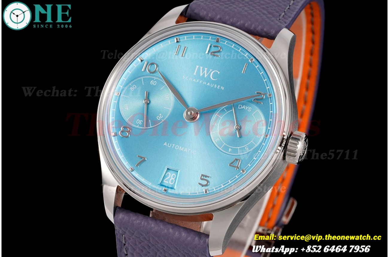 Portugieser 7 Days 2024 42mm SS/LE Light Blue Dial APS A52010