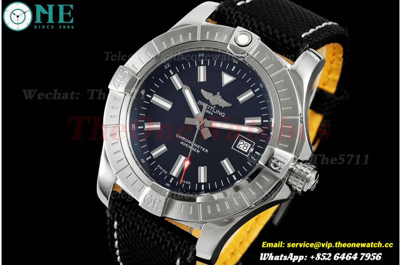 Avenger 44mm SS/NY Black Dial TF A2824