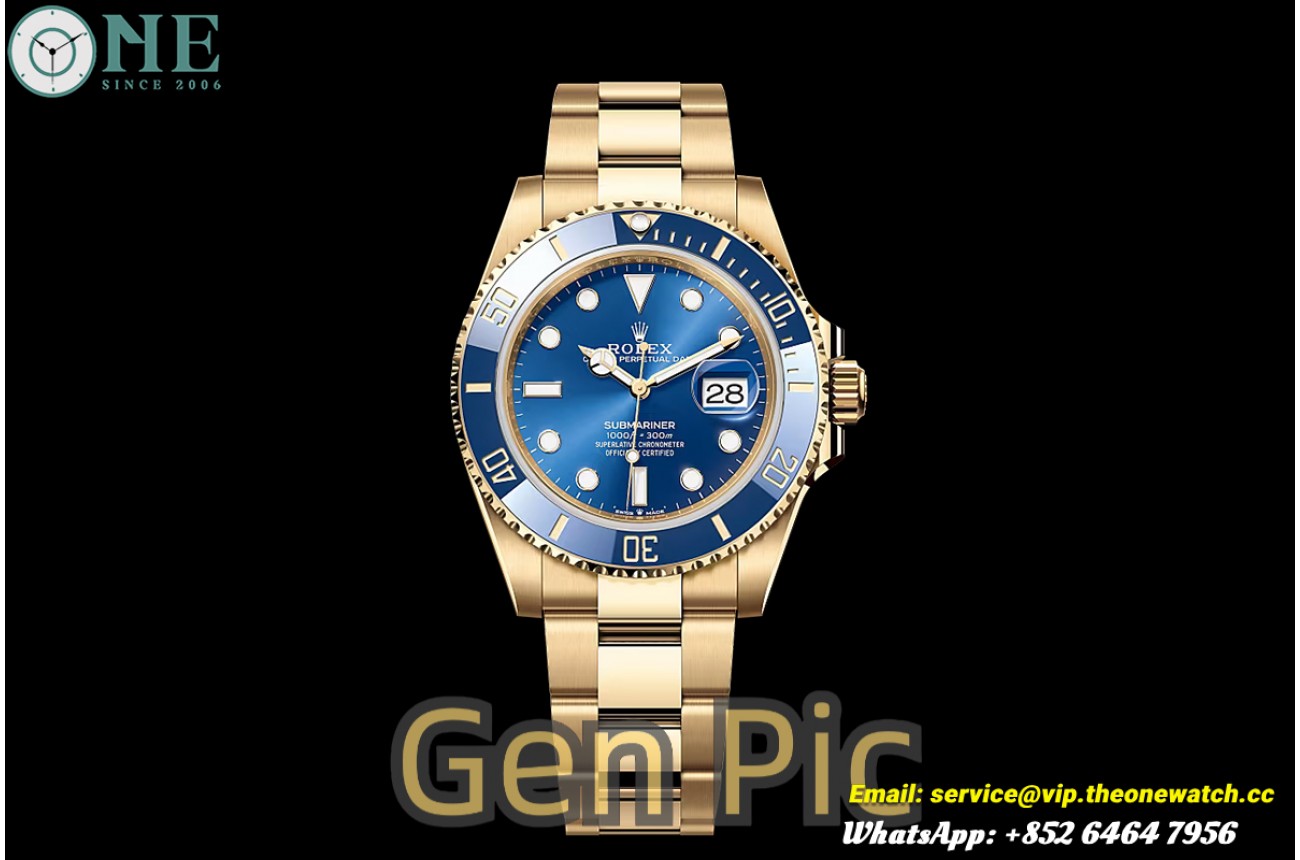 Submariner 126618LB 41mm YG/YG Blue Dial VSF V2 DD3235 (Weighted Approx.180g）