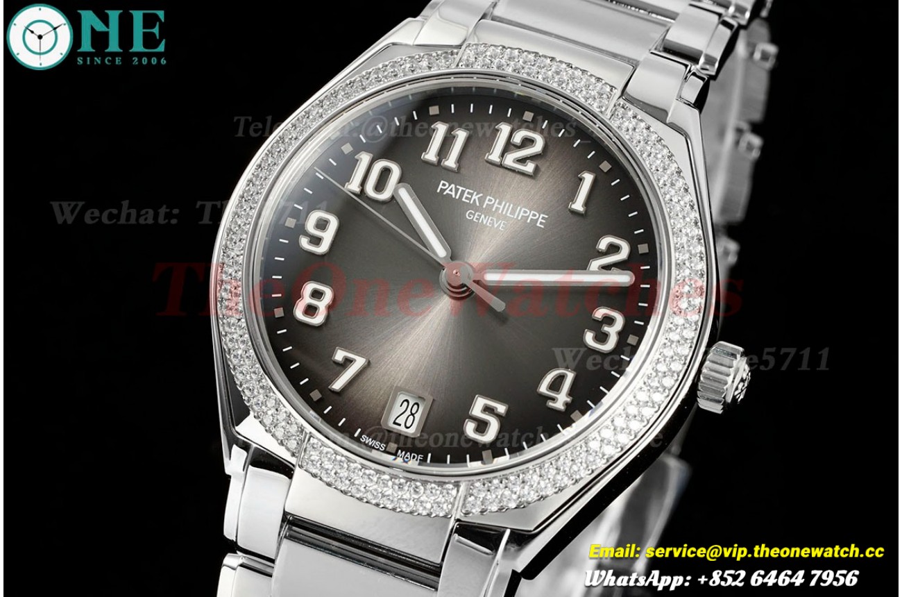 TWENTY~4 7300 Ladies 36mm Dia SS/SS Grey Dial PPF 324SC