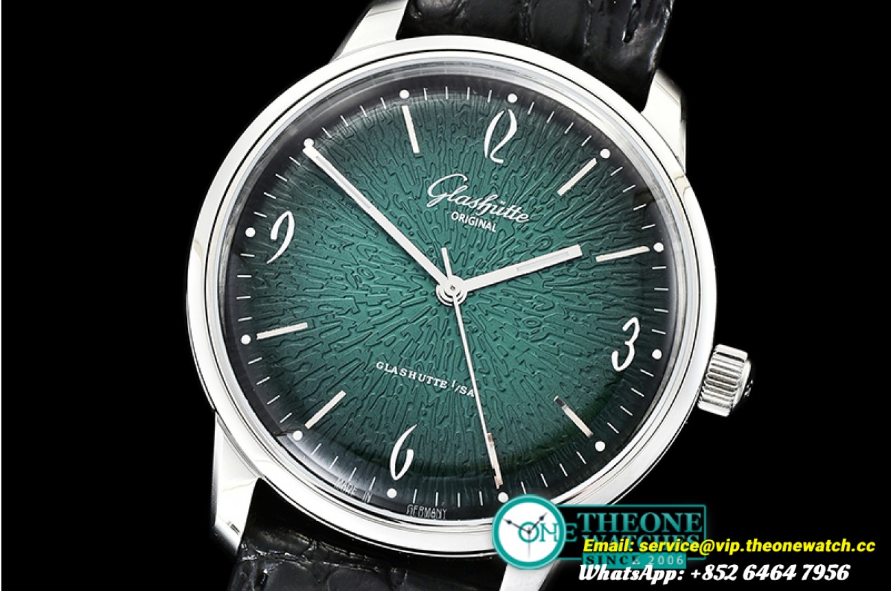 Glashutte - Original Sixties 2018 SS/LE Green YLF Asia 23J Mod