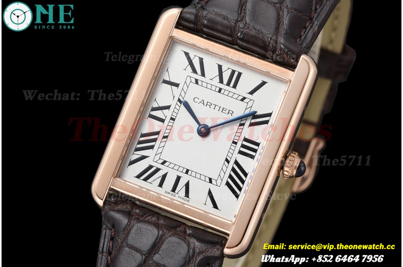 Tank Solo 27.4mm RG/LE White Dial DRF Quartz