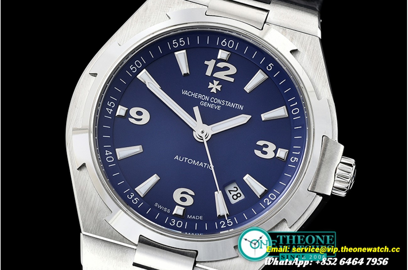 Overseas Ref.47040 SS/LE Blue MY9015 Mod