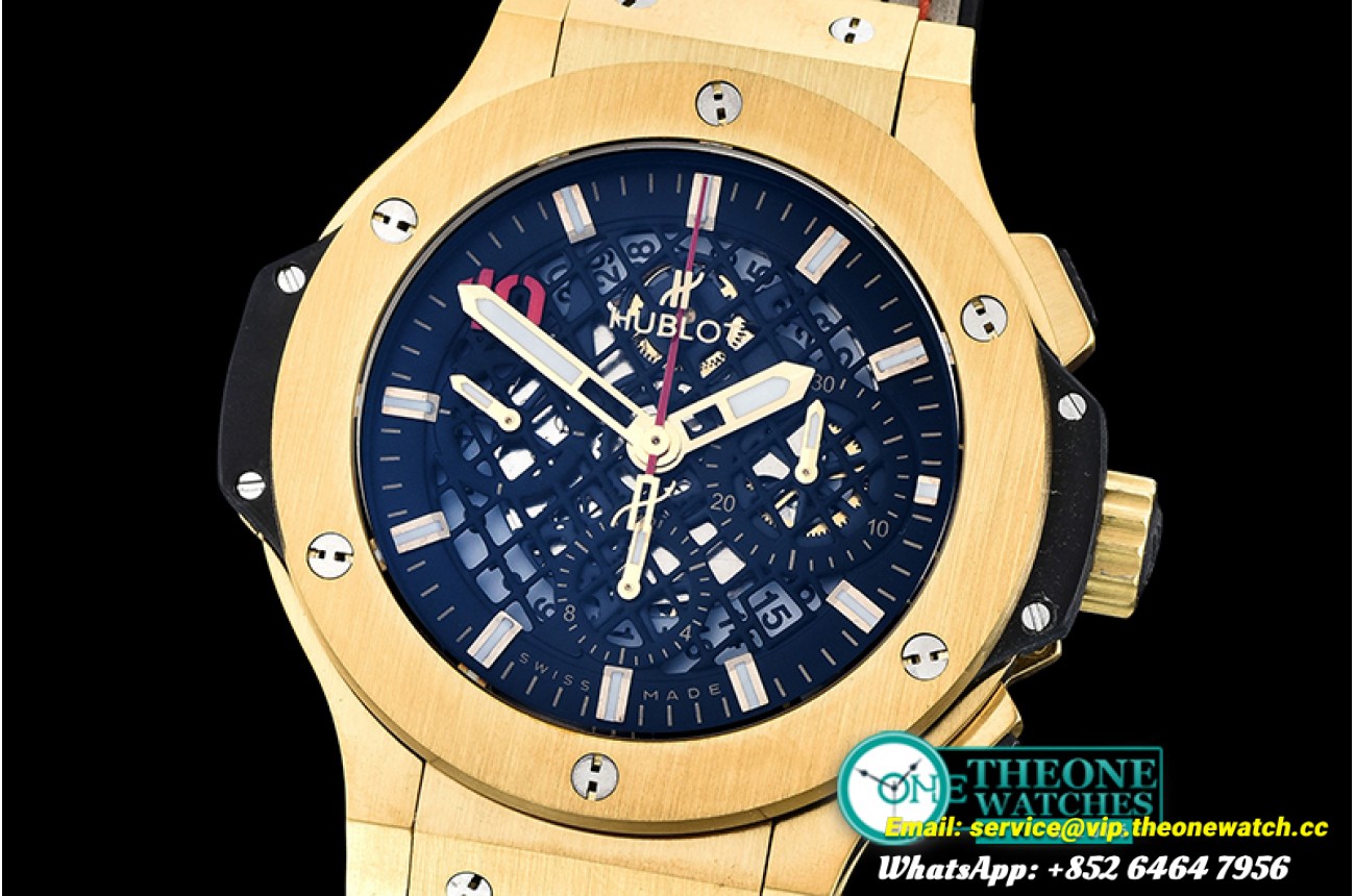 Hublot - Red Dot Bang 10th Anniv YG/YG/LE A-7750