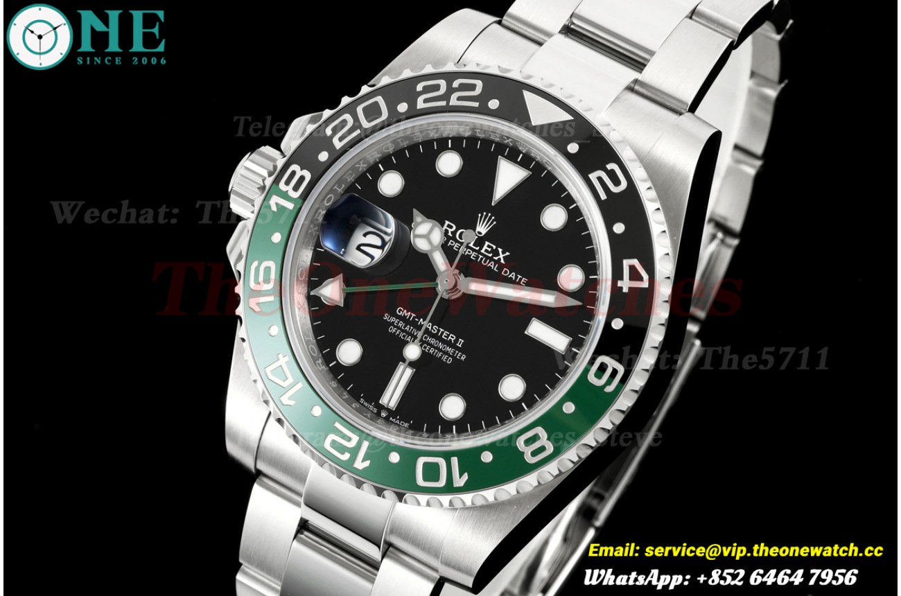 GMT Master II 126720 Oys 40mm SS/SS Black Dial SCF SH3285 Super Clone