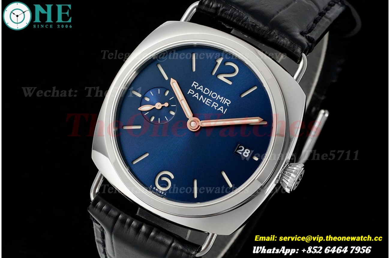 Radiomir Quaranta PAM1293 40MM SS/LE Blue Dial TTF A7750