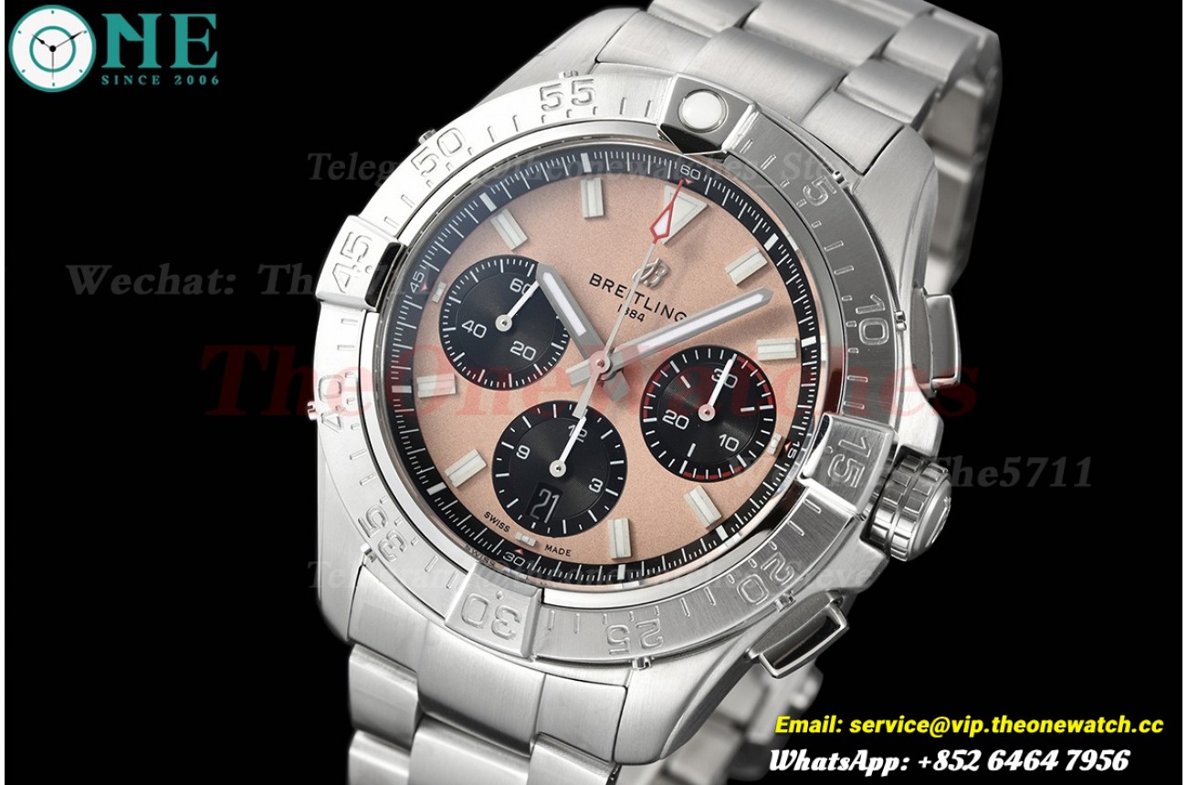 Avenger B01 Chrono 44mm SS/SS Beige Dial BLSF Cal.01